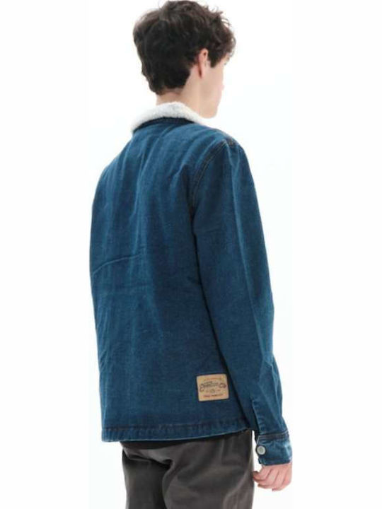 Geacă Denim Albastru Marin