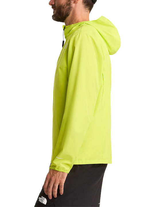 Sleeveless Activewear Jacket Waterproof and Windproof Yellow