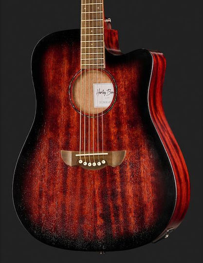 Harley Benton Chitară Electroacustică Delta Blues Dce
