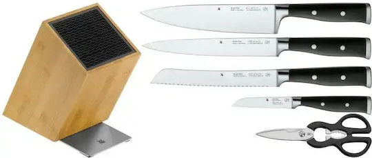 WMF Messer Set mit Sockel aus Rostfreiem Stahl 4 Stück