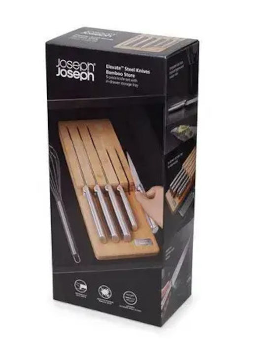 Joseph Joseph Elevate Knife Set with Stainless Steel Base 6 Pieces