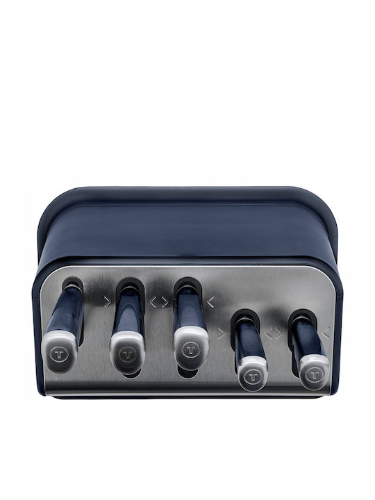 Tefal Ever Sharp Knife Set with Base from Stainless Steel 5 Pieces