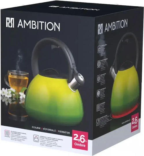 Ambition Βραστήρας Ανοξείδωτος 3000ml