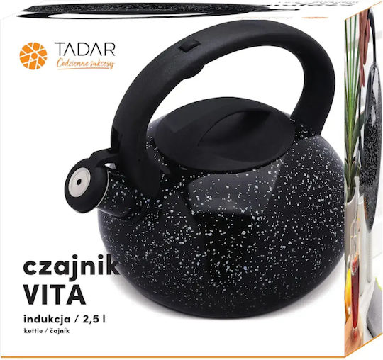 Tadar Кетъл Неръждаем Черен 2500ml