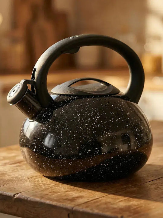 Tadar Βραστήρας Ανοξείδωτος Μαύρη 2500ml