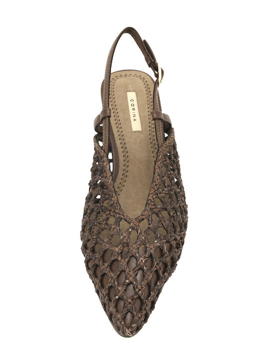 Leather Heels Brown