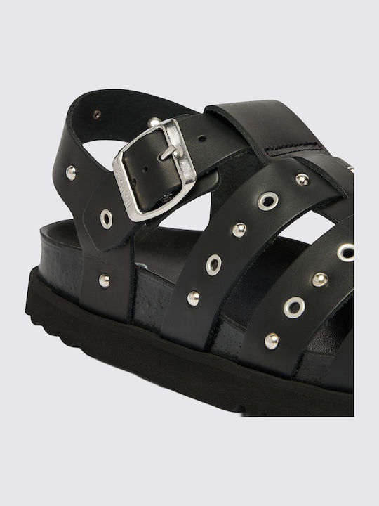 Beatriz Leather Women's Sandals Black