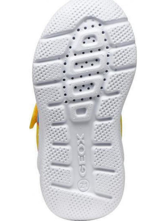 Kids Sneakers Anatomic with Hoop & Loop Closure Yellow