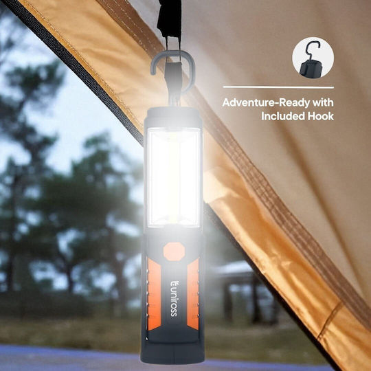 Uniross Φακός LED IP44 Διπλής Λειτουργίας με Μέγιστη Φωτεινότητα 200lm