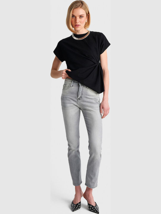 Women's Jean Pants in Skinny Fit Gray