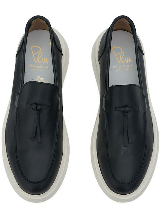 Δερμάτινα Ανδρικά Loafers σε Μαύρο Χρώμα