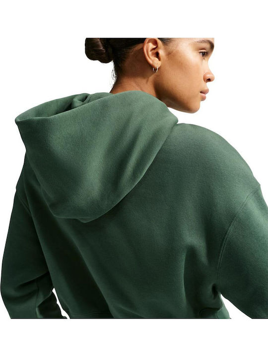 Sportswear Phoenix Long Women's Sweatshirt Hooded Green