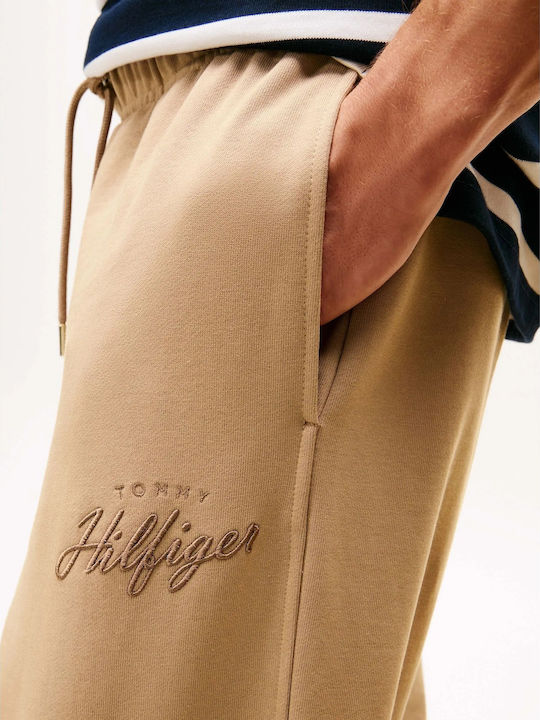 Grafisches Herren-Sweatpants Beiges