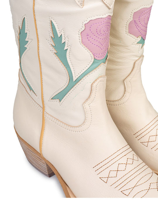 Women's Ankle Boots Beige
