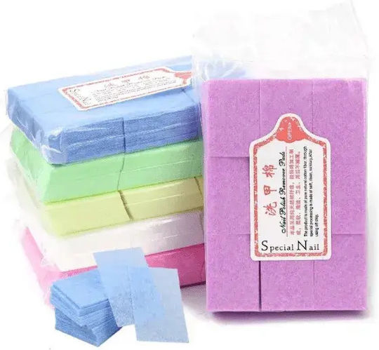 Special Nail Nail Paper Cotton Fibers Polish Removal 1000 Pieces Various Colors