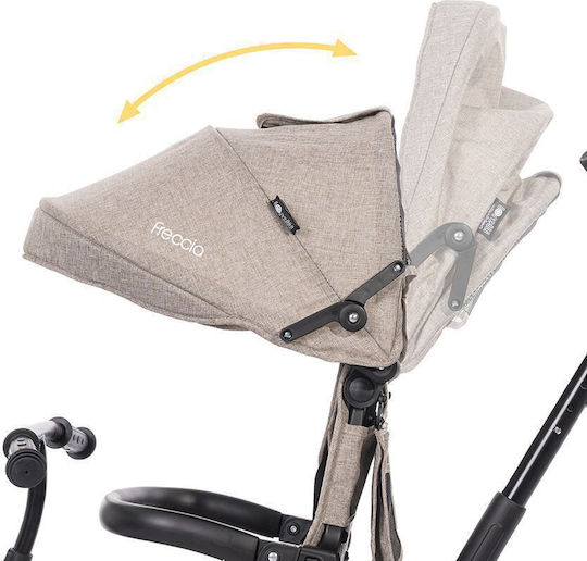 Lorelli Freccia Foldable Kids Tricycle with Parental Handle for 12 Months Gray