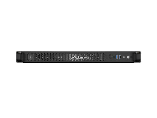 Lanberg Пач Панел за Rack 1U 19" Сив