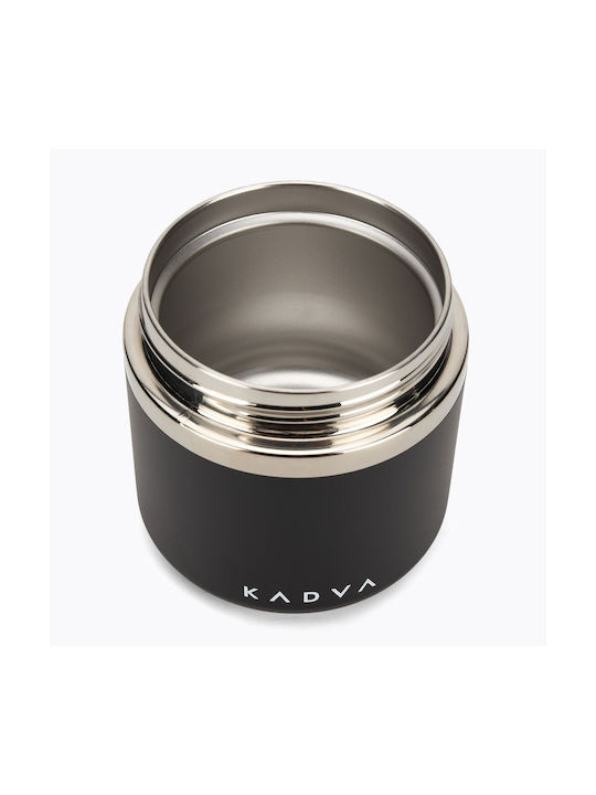 Kadva Cutie De Prânz Din Silicon Neagră 600ml