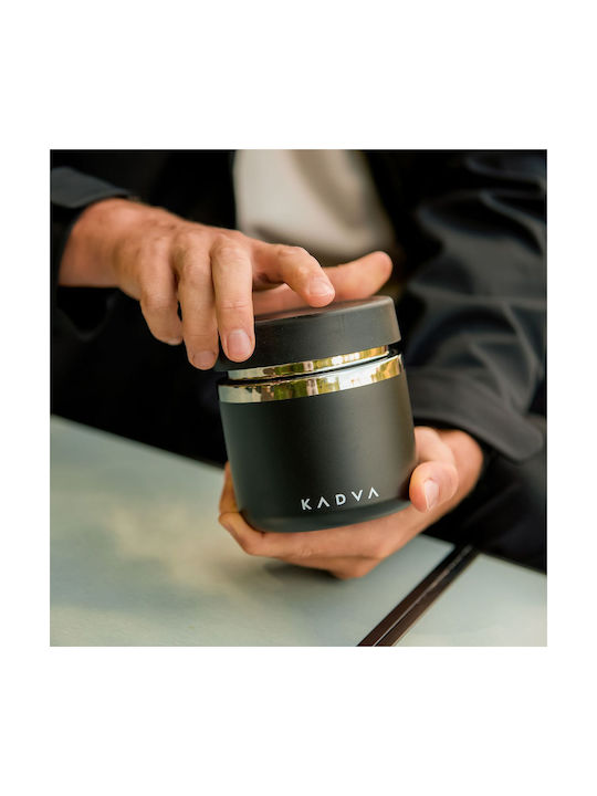 Kadva Cutie De Prânz Din Silicon Neagră 600ml