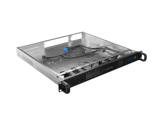 Lanberg Пач Панел за Rack 1U 19" Сив