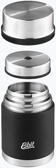 Esbit Sculptor Δοχείο Φαγητού Inox Θερμός Μαύρο 750ml