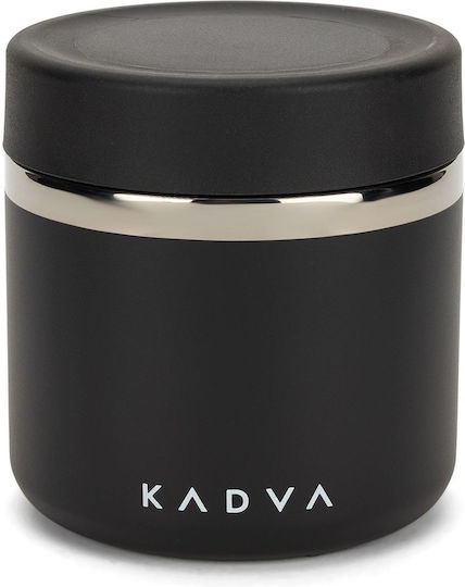 Kadva Δοχείο Φαγητού Σιλικόνης Μαύρο 600ml
