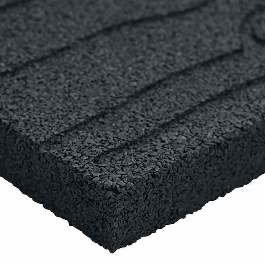 Step Stone 6 Pcs Black 60.5 X 25 X 2 Cm Rubber 42030078 Black