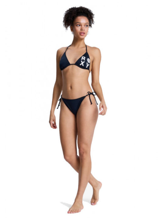 Tiki Set Bikini Triunghi Cu Burete Detașabil Antracit
