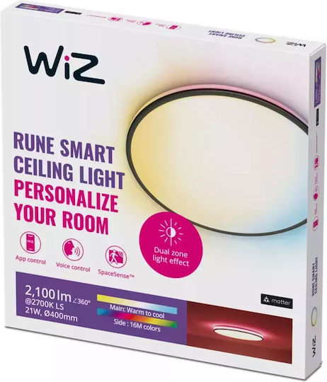 WiZ Smart Mount Ceiling Light 21cm LED with Remote Control WiZ Smart Mount Ceiling Light 21cm LED with Remote Control