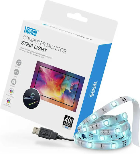 Newell Smart LED Strip Wi-Fi USB 5V RGB Light 0.25m with Power Supply