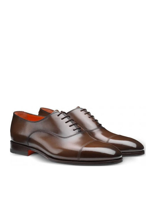 Leather Men's Dress Shoes Brown MCAD18883JJ6BNTG T21