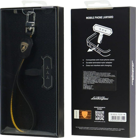 Audi Universal Lamborghini D1 Leather Handstrap Yellow Lb-hslgl-te/d1-yw