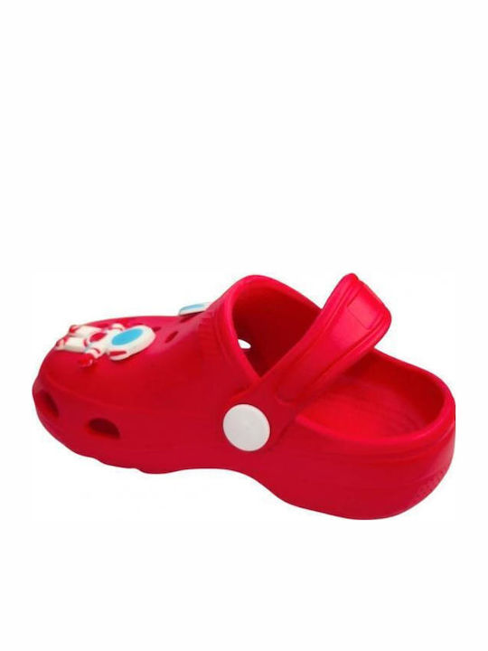 Kids Beach Clogs Red