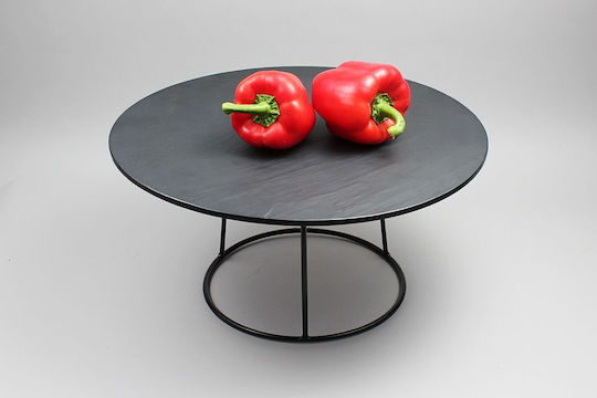 Stand De Prezentare Pentru Bufet Boluri Platouri Culinaro Marbella 3d Metal Negru Cu Acoperire Pvc Antiderapant D25/d21xh20cm
