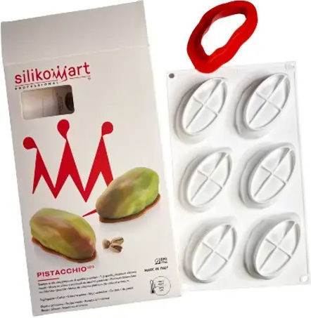 Silikomart 120 Silicone Bakeware Tins 6 Socket 9.9x5.6x4cm