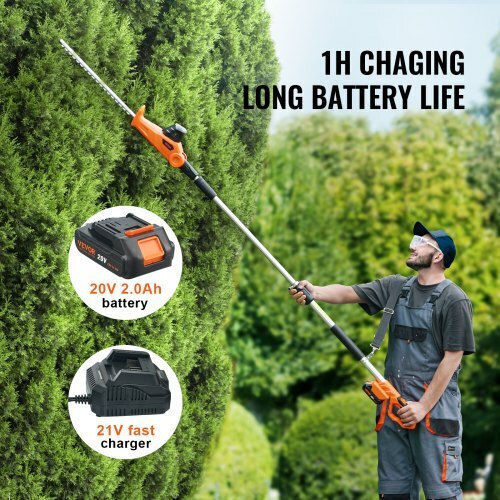 Vevor Hedge Trimmer Battery 20V Telescopic WXLLJYCYCGZBDJNH1V2