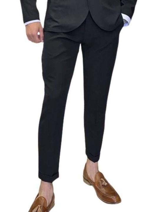 Men's Suit with Slim Fit Black
