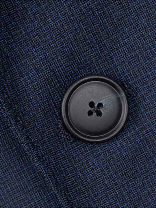 Men's Suit with Slim Fit Dark Blue