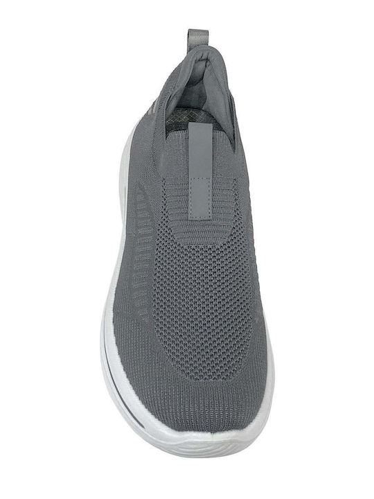 Anatomical Canvas Men's Slip-Ons Gray