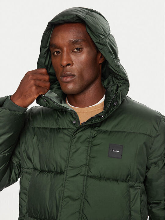 Geacă Puffer Verde