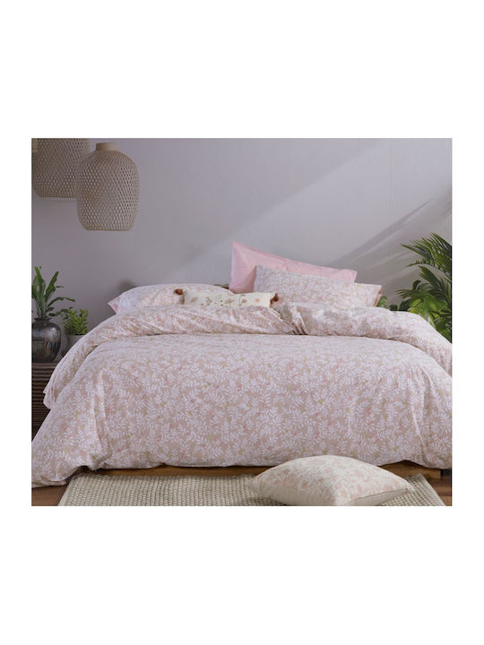 Nef-Nef Homeware Cylia Super-Double Bed Sheets Set 240x270cm 4 Pieces