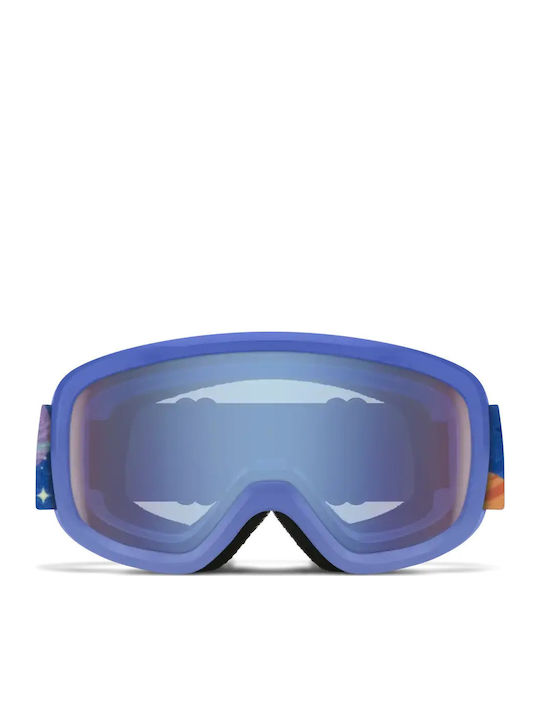 Smith Μάσκα Σκι & Snowboard Ενηλίκων Μπλε με Φακό Καθρέπτη σε Μπλε Χρώμα