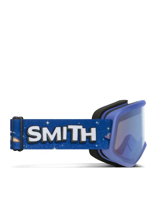 Smith Μάσκα Σκι & Snowboard Ενηλίκων Μπλε με Φακό Καθρέπτη σε Μπλε Χρώμα