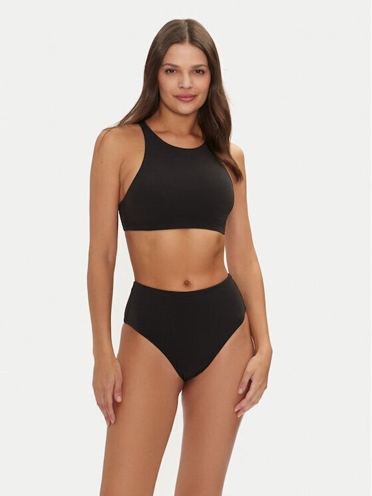 High Neck Bikini Top Black KW0KW02736-BEH