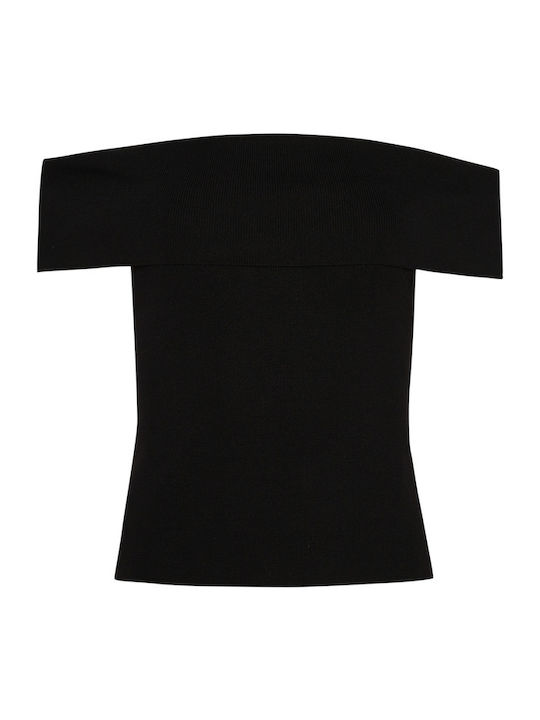 Women's Off-Shoulder Blouse Black