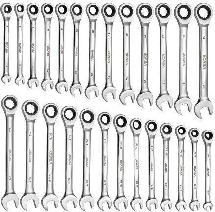 Vevor Set German Polygon Ratchet Ring 26 Pieces