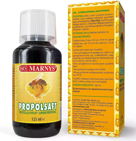 Marnys Propolsaft Honigsirup 125ml 2gr