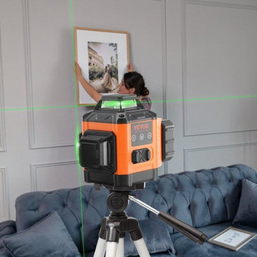 Vevor Self-leveling Linear Laser Level Green Beam with Working Range 30m