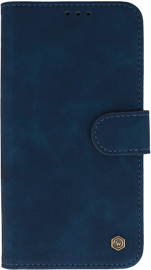 Wonder Wallet Synthetic Leather / Silicone Navy Blue (Xiaomi 14T Pro)