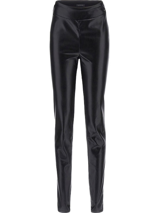 Dama Talie înaltă Tesatura Pantaloni Black